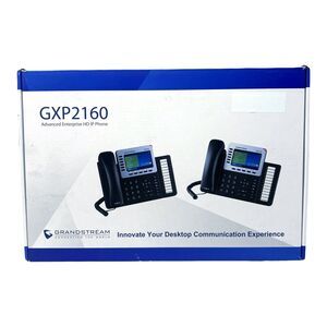 Grandstream GS-GXP2160 6-Lines Bluetooth VoIP Telephone - Black